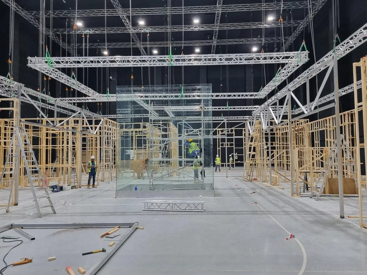 Film studio fit-out in Abu Dhabi