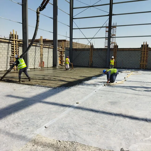 Concrete and insulation works