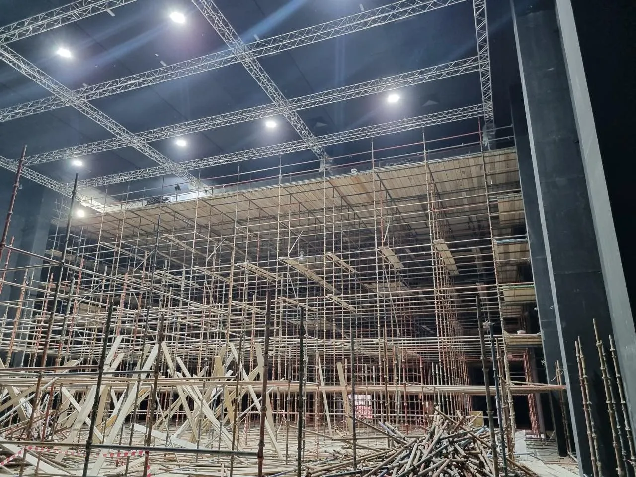 Building a film set
